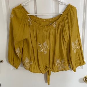 Off The Shoulder Boho Top